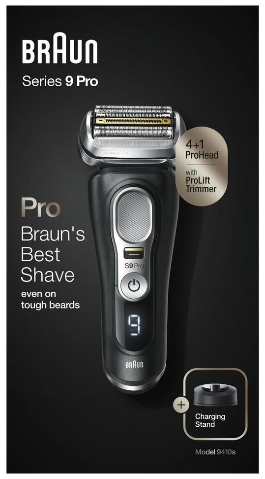 Электробритва Braun Series 9 Pro 9410s Wet & Dry сеточная от аккумулятора - ForteMarket Электробритва Braun Series 9 Pro 9410s Wet & Dry сеточная от аккумулятора купить,0
