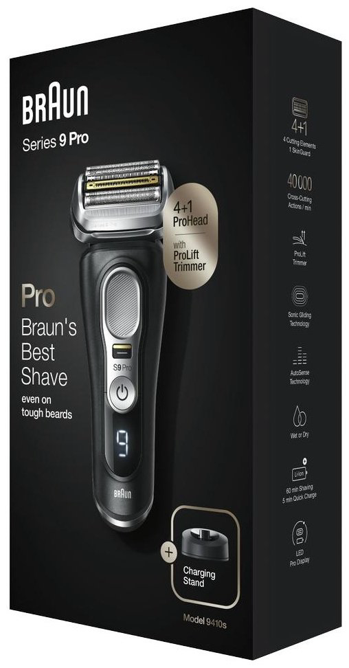 Электробритва Braun Series 9 Pro 9410s Wet &amp; Dry сеточная от аккумулятора купить,NaN