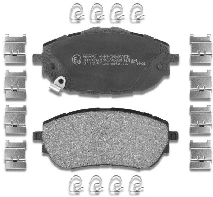 Колодки передние Gerat BP-F154P 2шт купить,13191
