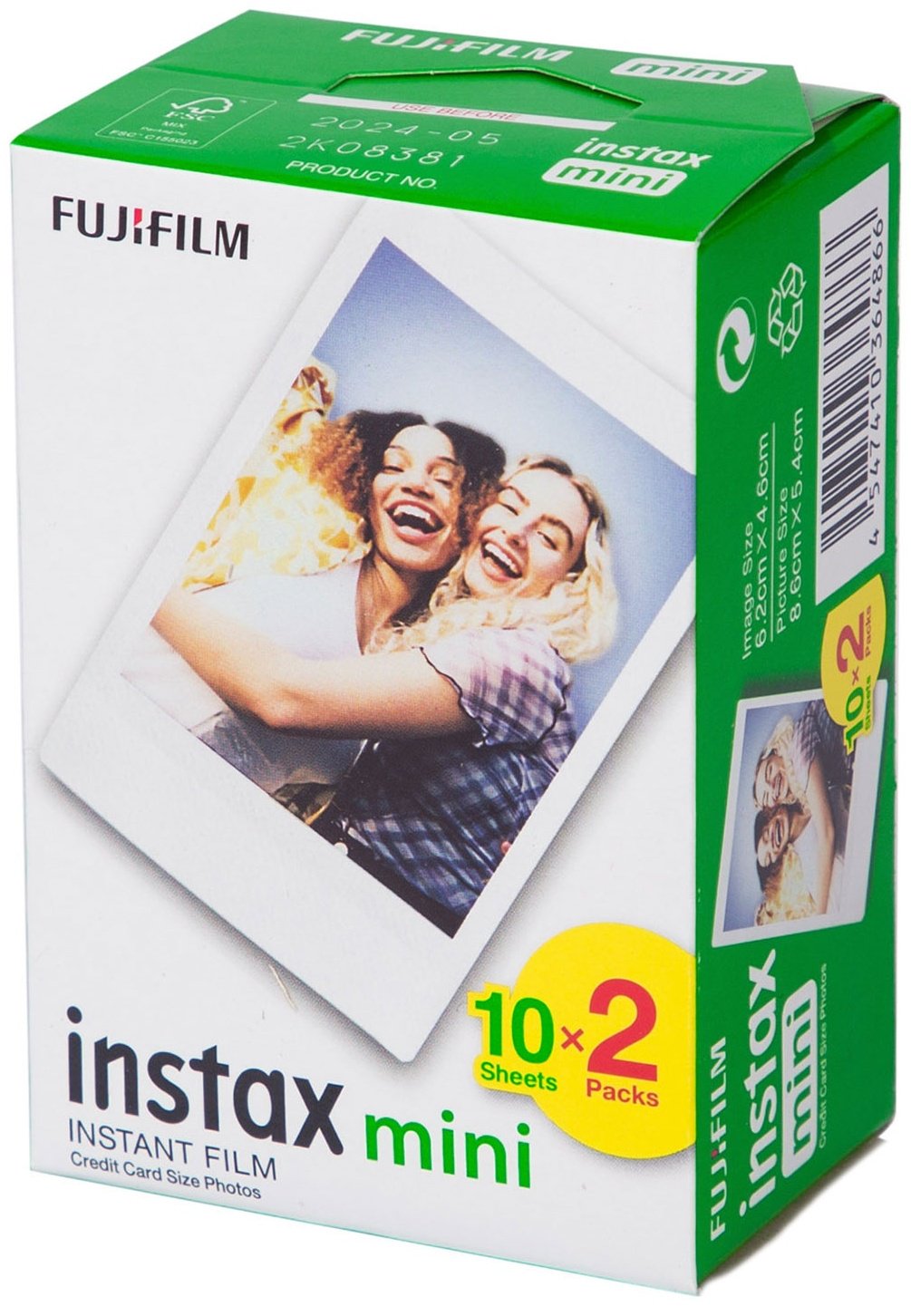 Фотопленка Fujifilm Mini Глянец 20 шт