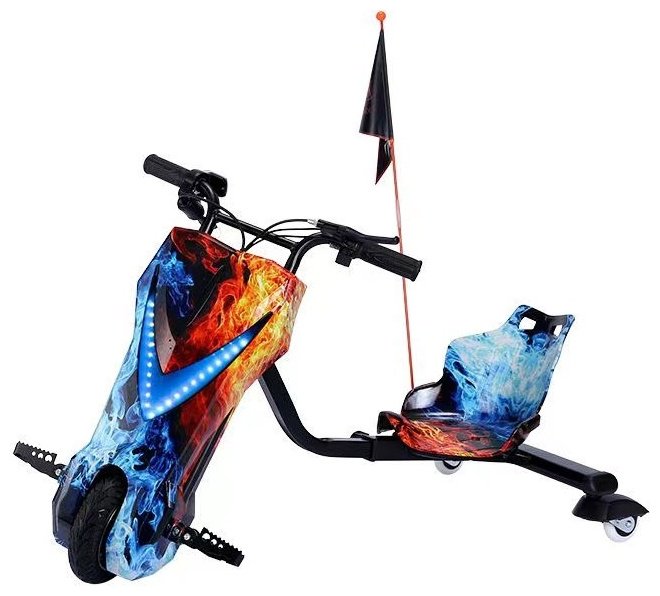 E-Scooter Drift car 36V голубой, оранжевый