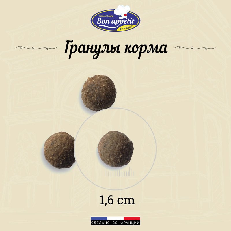 Корм Bon Appetit с ягненком, лососем и рисом для взрослых всех пород с чувствительным пищеварением 12 кг купить,0