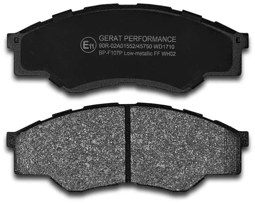 Колодки передние Gerat BP-F107P 4шт купить,9391
