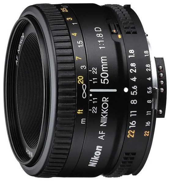 Объектив Nikon 50mm f/1.8D AF Nikkor купить,NaN