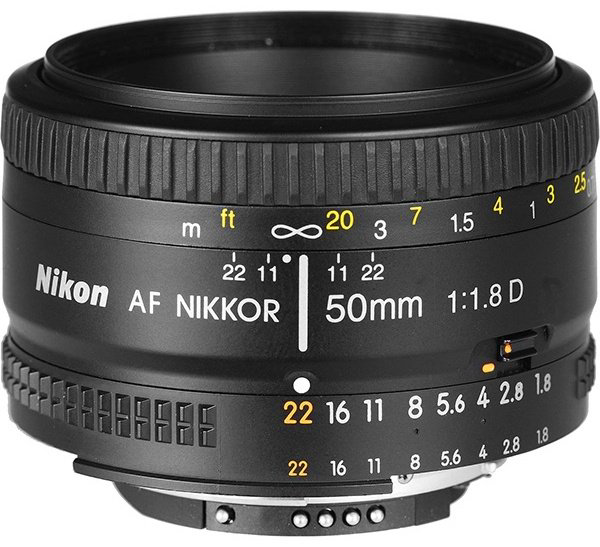 Объектив Nikon 50mm f/1.8D AF Nikkor купить,NaN