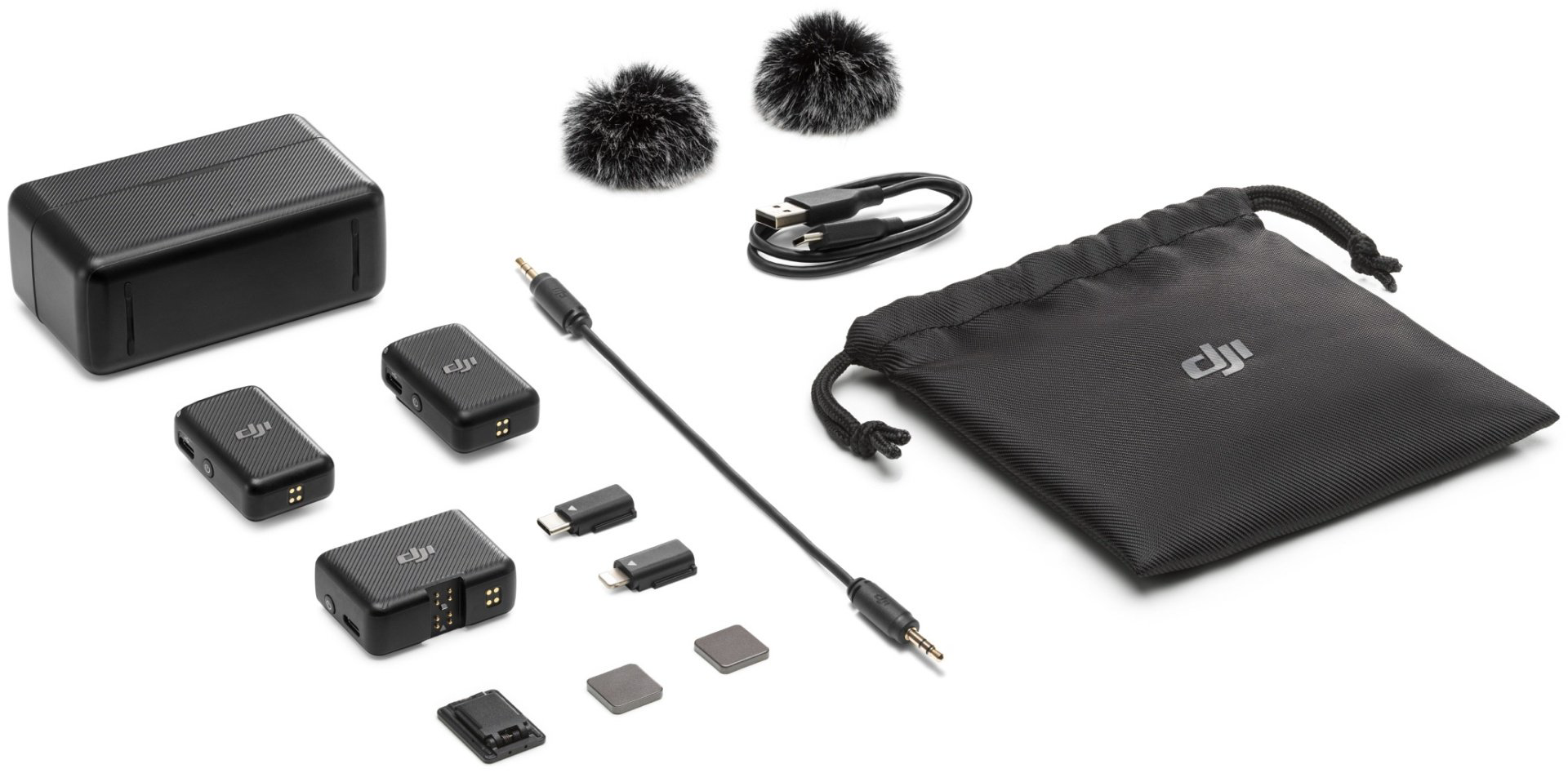 Радиоприемник DJI Mic (2TX + 1RX + Charging Case) купить,NaN
