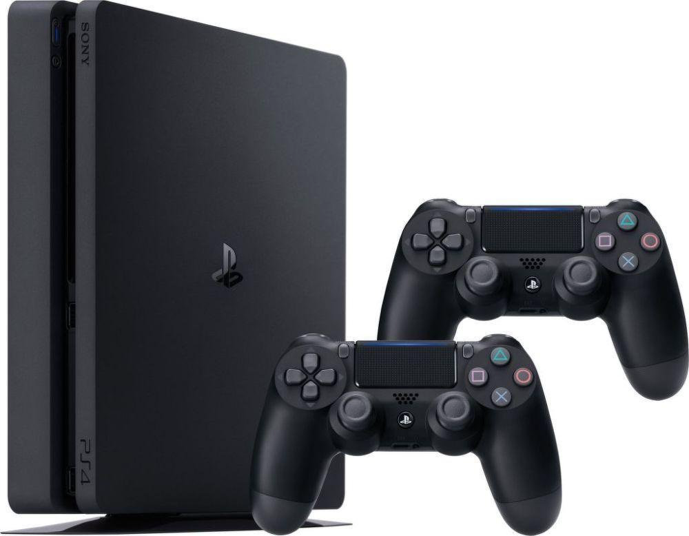 Игровая приставка PlayStation 4 Slim 1Tb 2 контроллера DualShock купить,NaN