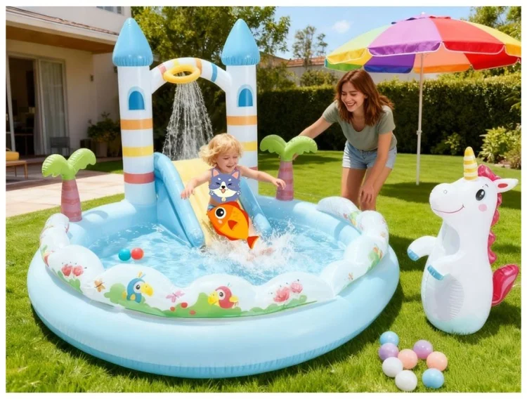 Надувной бассейн Intex 56148NP 196x178x127см