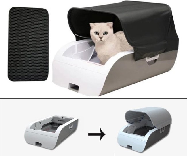 Littepets туалет-лоток автоматический серый - ForteMarket Littepets туалет-лоток автоматический серый купить,0