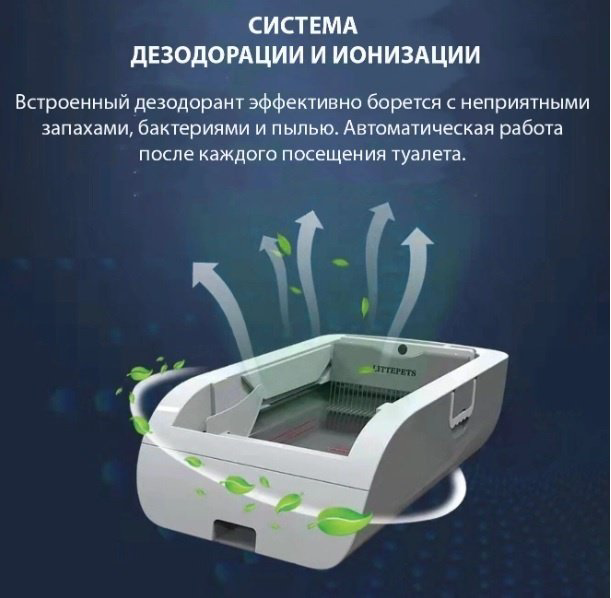 Littepets туалет-лоток автоматический серый купить,NaN