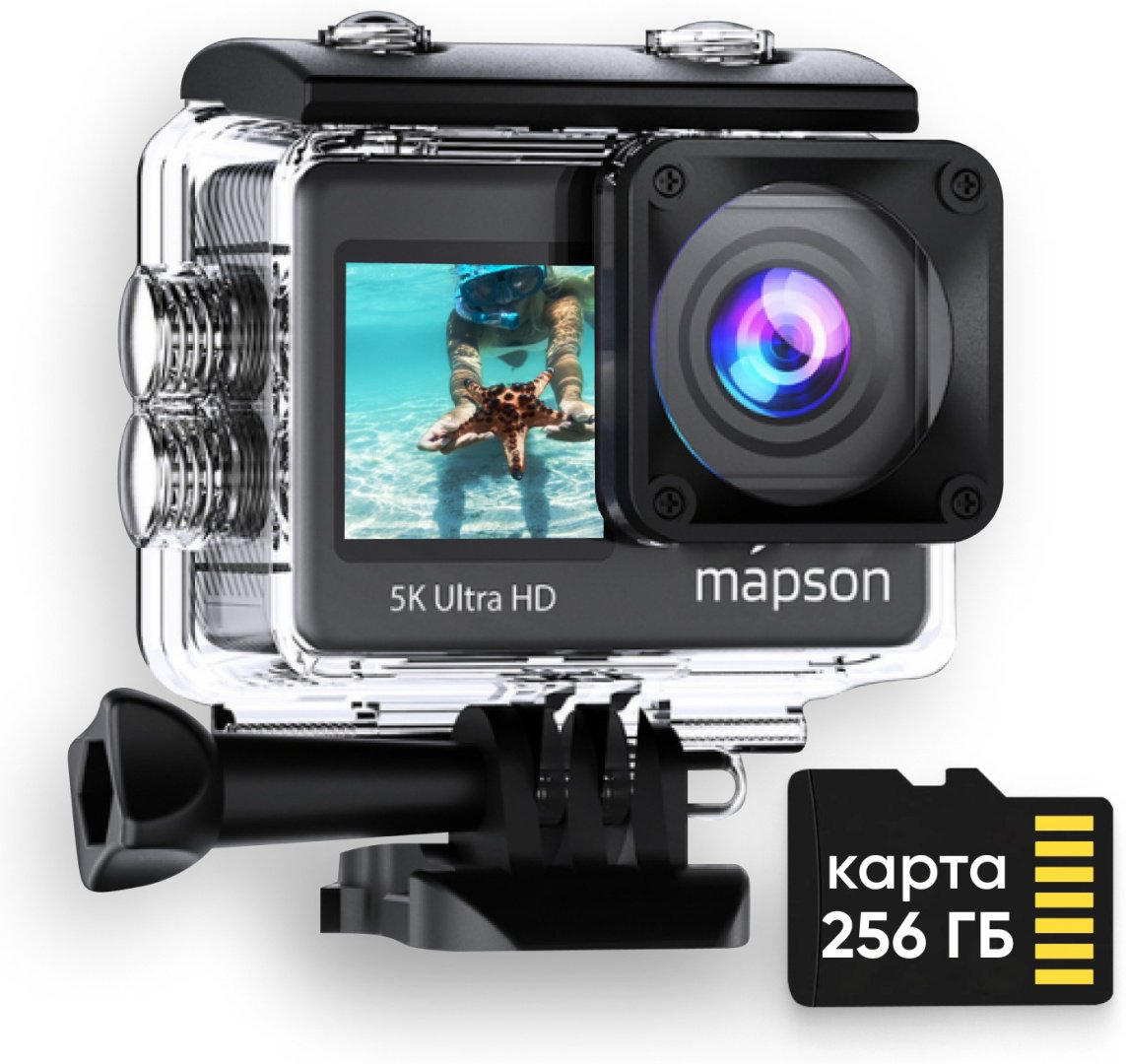 Экшн-камера Mapson AC5KB256 купить,NaN