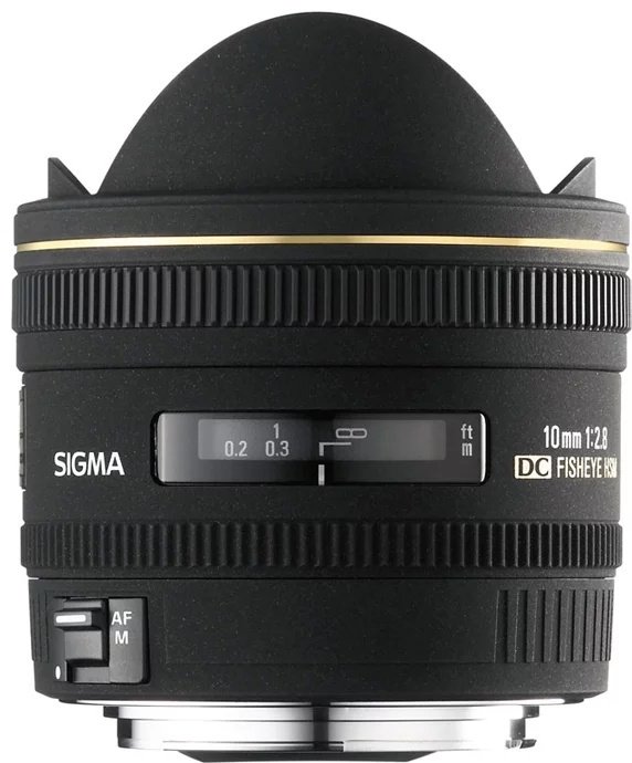 Объектив Sigma AF 10mm f/2.8 EX DC HSM Fisheye Nikon F