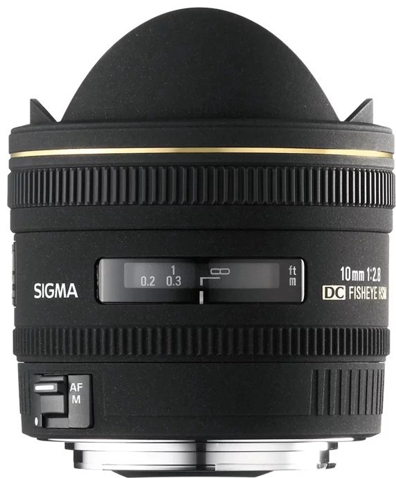 Объектив Sigma AF 10mm f/2.8 EX DC HSM Fisheye Nikon F