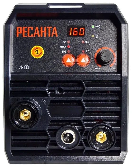 Ресанта сварочный инвертор САИПА-160П 65/142 (аргонная (аргонодуговая) сварка, ручная дуговая сварка (MMA), FCAW) купить,NaN