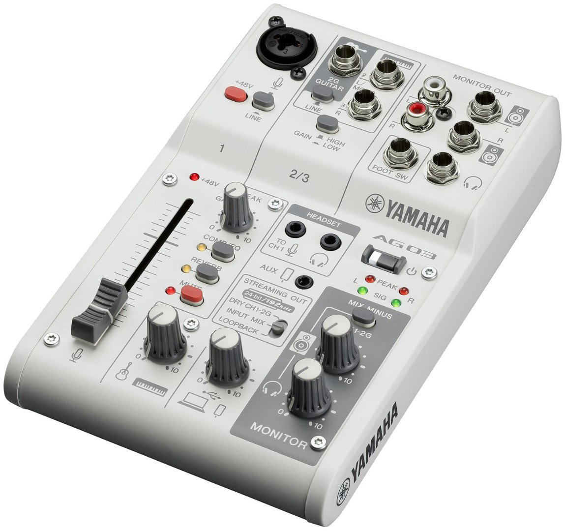 Микшерный пульт Yamaha AG03MK2 W купить,NaN