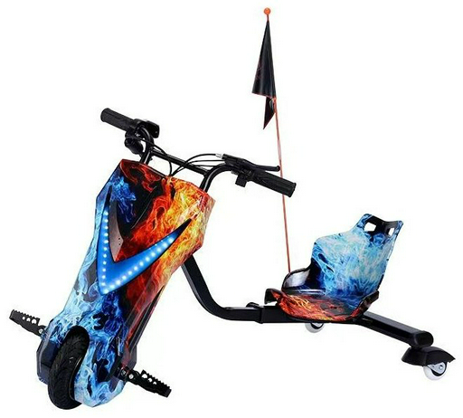 E-Scooter Drift car 36V голубой, оранжевый