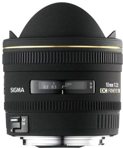 Объектив Sigma AF 10mm f/2.8 EX DC HSM Fisheye Nikon F