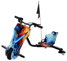 E-Scooter Drift car 36V голубой, оранжевый
