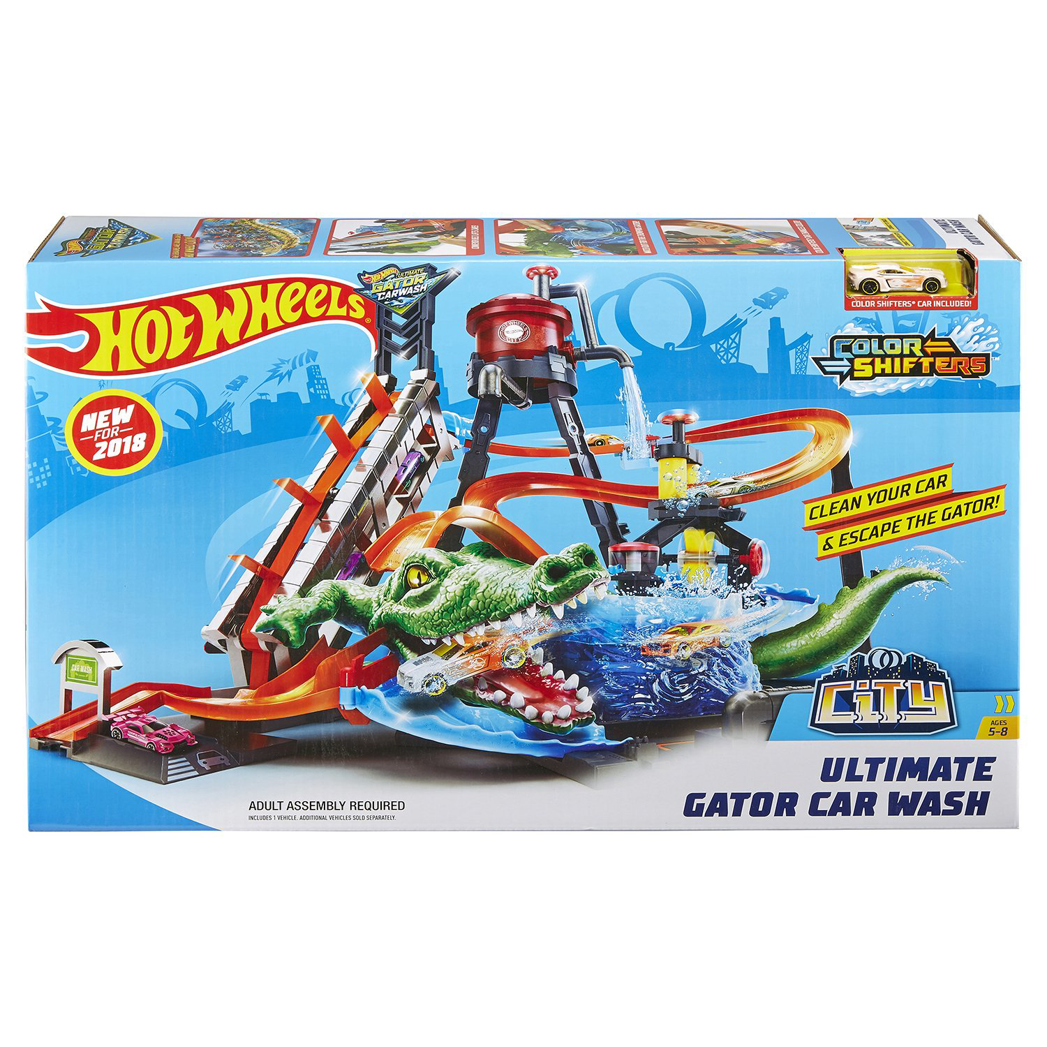 Игровой набор Hot Wheels City Невообразимая автомойка  купить,NaN