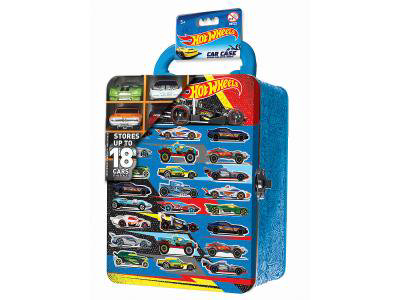 Портативный кейс для хранения 18 машинок Hot Wheels License голубой купить,NaN