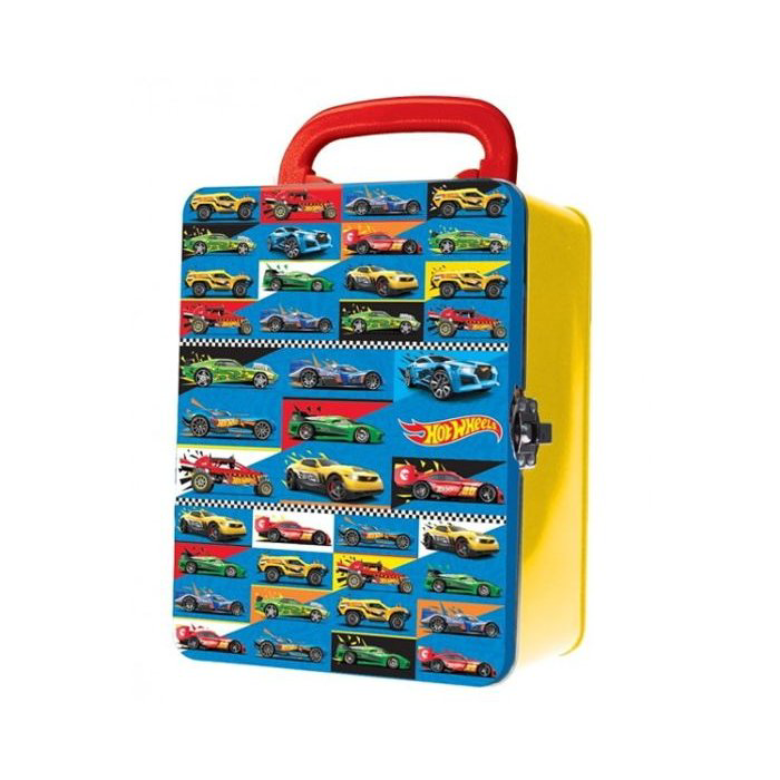 Портативный кейс для хранения 18 машинок Hot Wheels License желтый купить,NaN