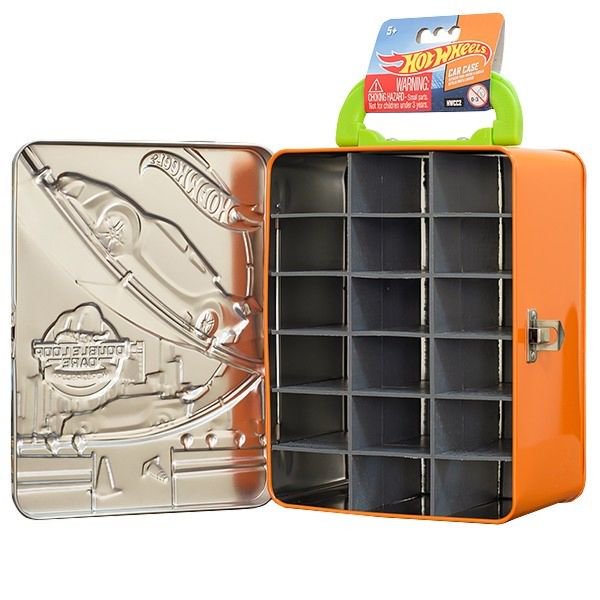 Портативный кейс для хранения 18 машинок Hot Wheels License желтый купить,NaN