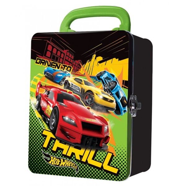 Портативный кейс для хранения  Hot Wheels License 18 машинок черный купить,NaN