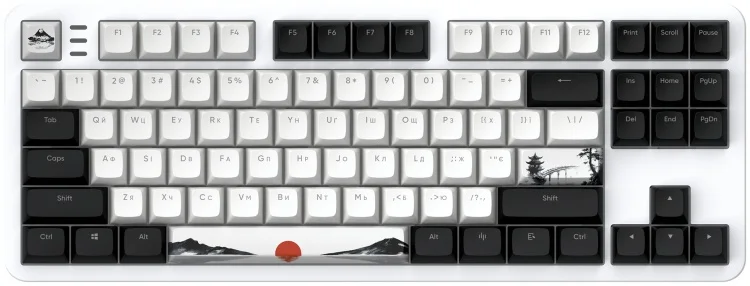 Клавиатура Dark Project One 87 Fuji белая