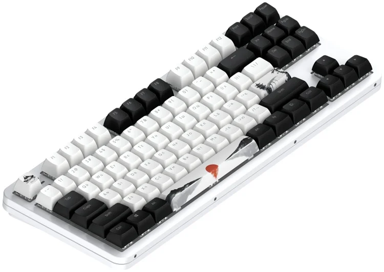 Клавиатура Dark Project One 87 Fuji белая