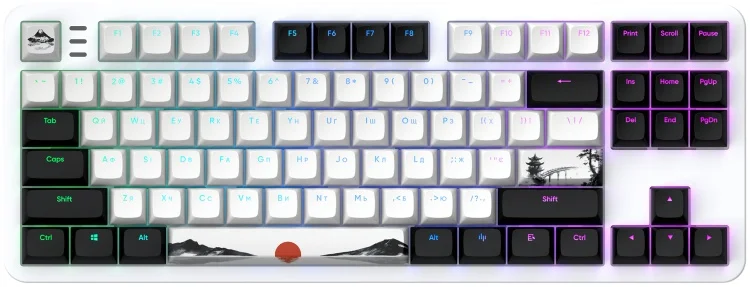 Клавиатура Dark Project One 87 Fuji белая