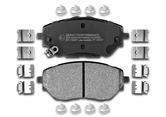 Колодки передние Gerat BP-F200P купить,14272