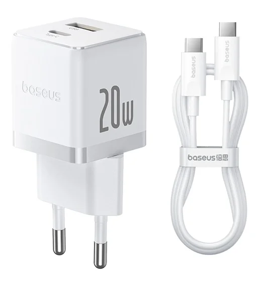 Адаптер питания Baseus Palm C+U 20W P10111608213-01 White купить,6490