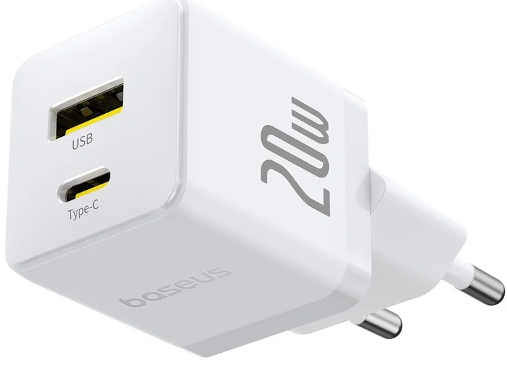 Адаптер питания Baseus Palm C+U 20W P10111608213-01 White купить,6490