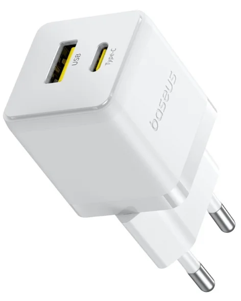 Адаптер питания Baseus Palm C+U 20W P10111608213-01 White купить,6490
