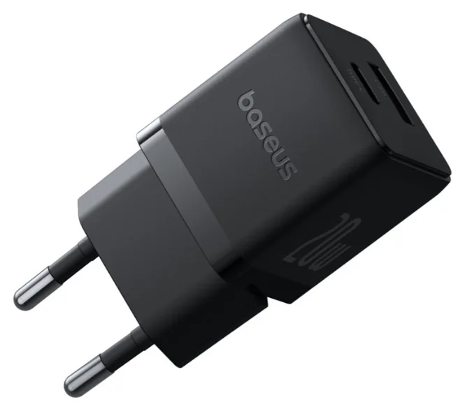 Адаптер питания Baseus Palm C+U 20W P10111608113-00 Black 