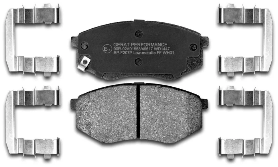 Колодки передние Gerat BP-F207P купить,14233