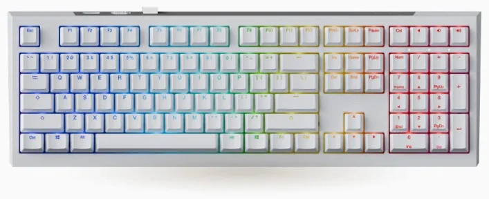 Клавиатура Ducky One X Wireless White