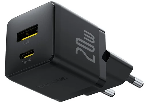 Адаптер питания Baseus Palm C+U 20W P10111608113-01 Black 