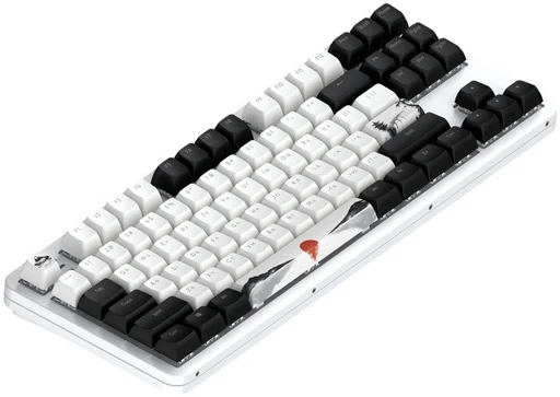 Клавиатура Dark Project One 87 Fuji белая