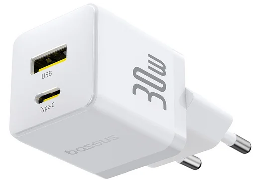 Адаптер питания Baseus Palm C+U 30W P1011160A213-00 White 