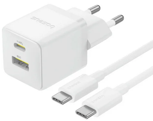 Адаптер питания Baseus Palm C+U 30W P1011160A213-01 White