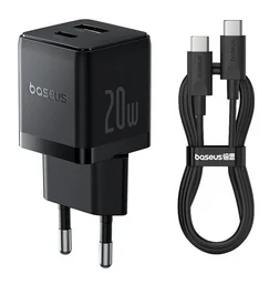 Адаптер питания Baseus Palm C+U 20W P10111608113-01 Black 