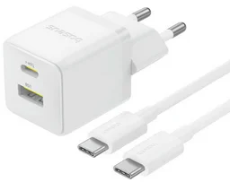 Адаптер питания Baseus Palm C+U 30W P1011160A213-01 White