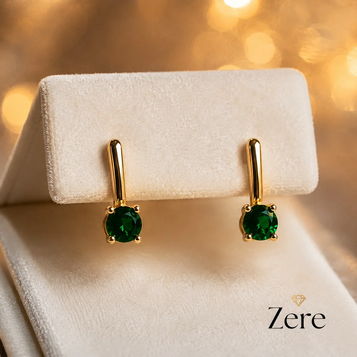 Серьги детские Zere ZR100631 красное золото 1.05гр купить,84875