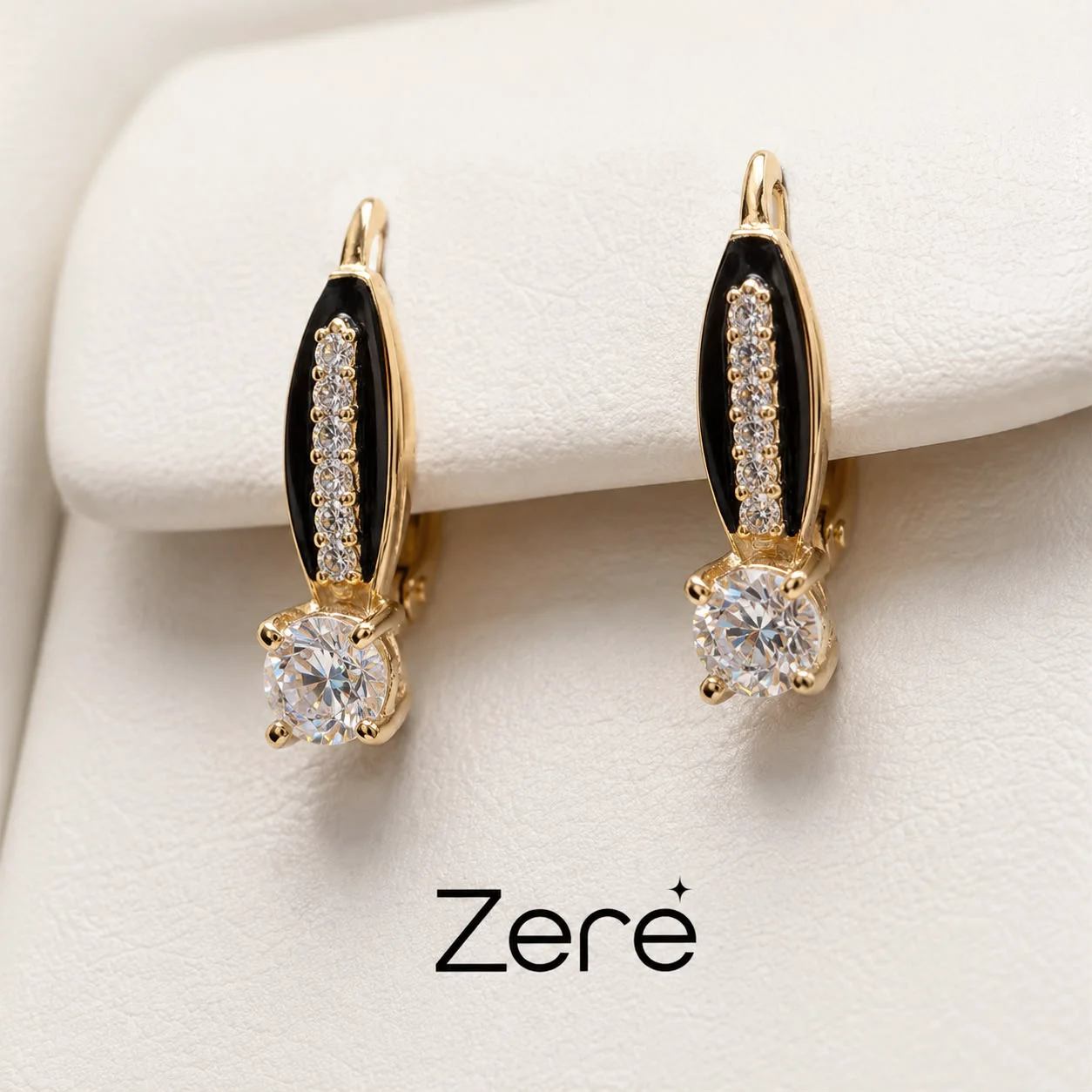Серьги Zere ZR100625 красное золото 2.14гр купить,180250