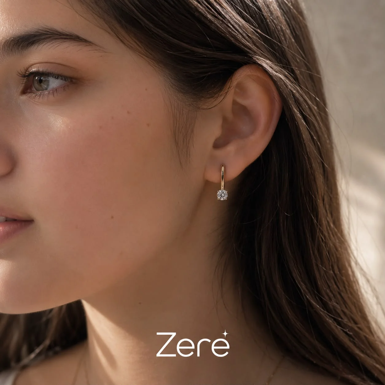 Серьги Zere ZR100626 красное золото 1.94гр  купить,162750