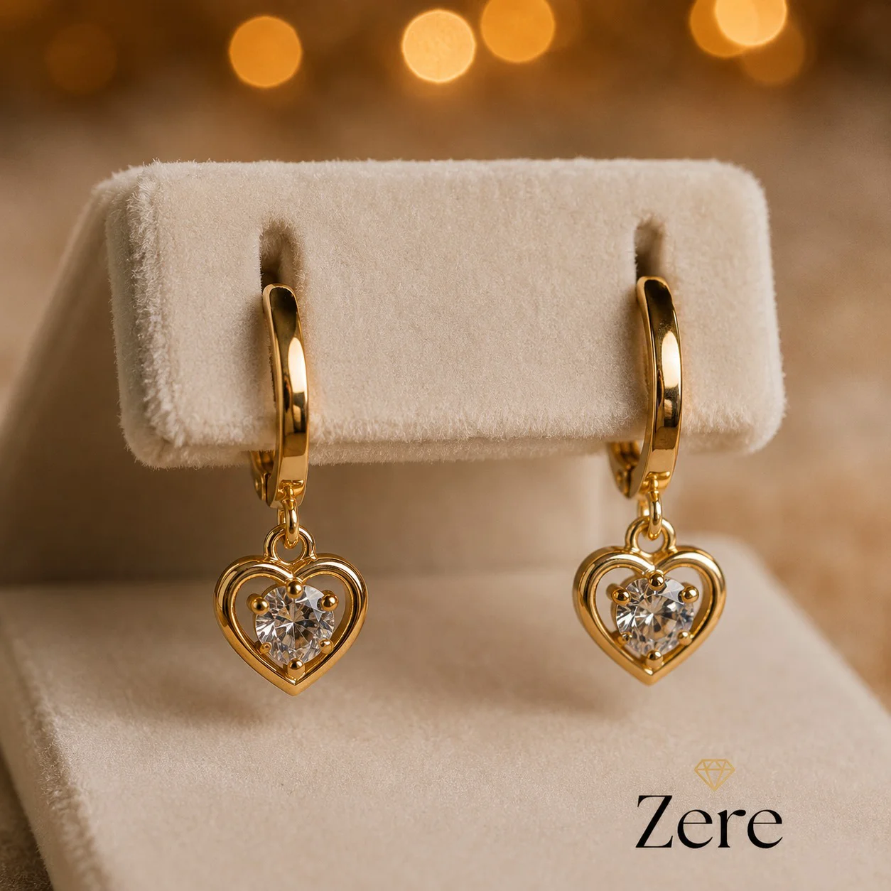 Cерьги детские Zere ZR100636 красное золото 1.80 гр купить,150500