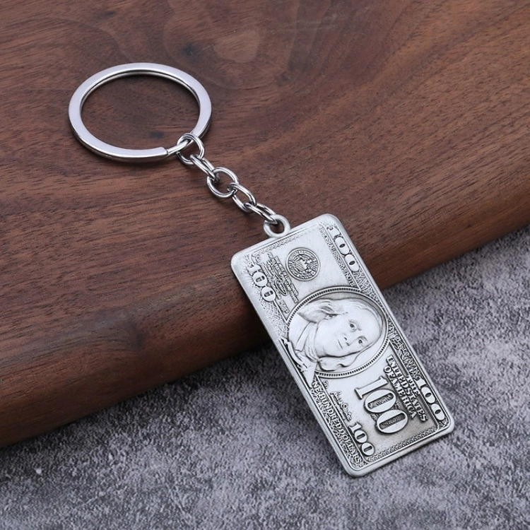 Брелок Brelki.kz доллар 4 металл 1 шт купить,1100