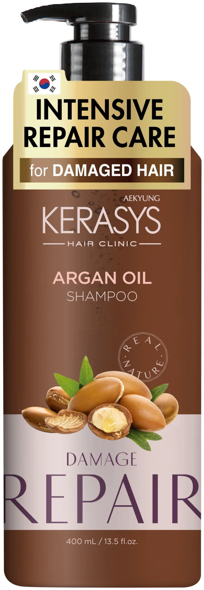 Шампунь Kerasys Real Natural Argan oil 400мл купить,NaN