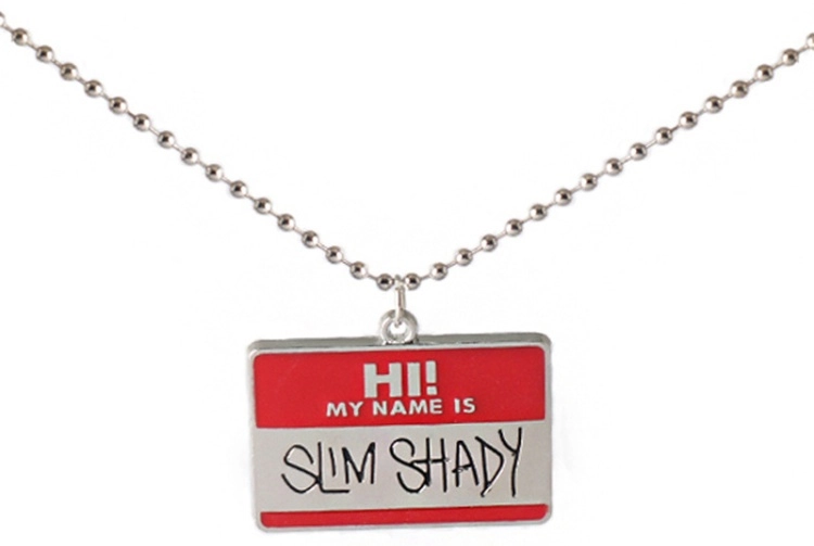 Подвеска Brelki.kz Slim Shady металл, без вставок